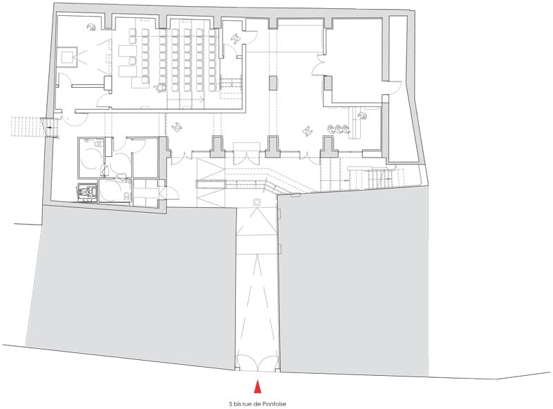 plan restructuration du cinéma Eden Montmorency