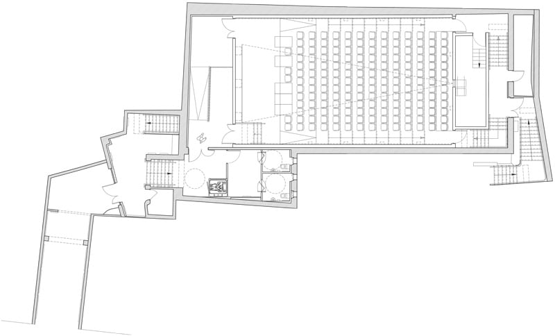 plan restructuration du cinéma Eden Montmorency